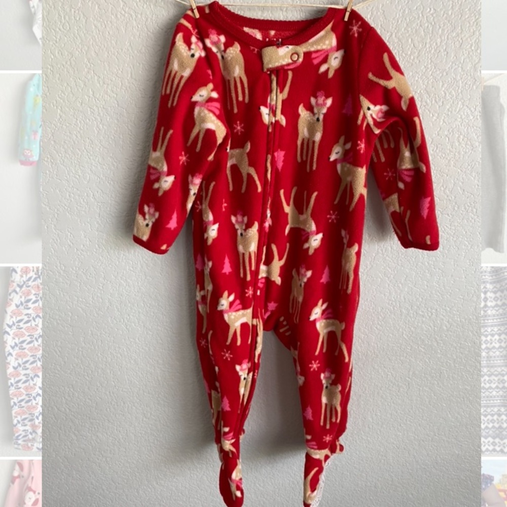 Fleece footed PJs